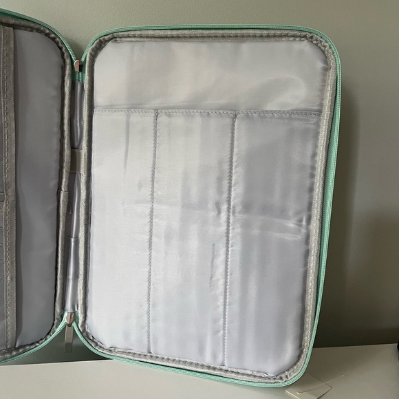 New 12.9"  Tablet Sleeve Padded Mint Green for ipad Pro Surface Pro Galaxy TabS8 - Picture 8 of 13